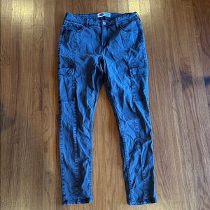 Old Navy Gray Rockstar Jeans navy color